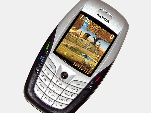 Nokia 6600 mit Moorhuhn-Spiel