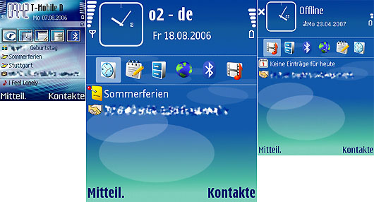Vergleich der Display-Auflösungen von Nokia 6680, N80 und N73