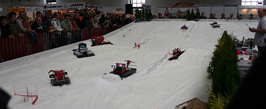 Ski-Piste auf der Faszinazion Modellbau Messe 2010 in Karlsruhe