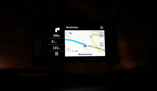 Ovi Maps Navigation auf dem Nokia N8