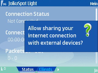 Das Nokia Handy als WLAN-Router oder Hotspot verwenden - JoikuSpot Light