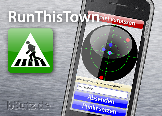 RunThisTown GPS Game auf dem Nokia N97