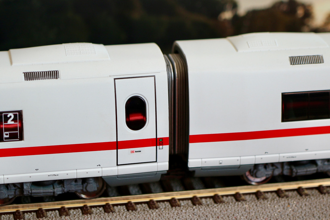 Aufgewerteter Wagenübergang